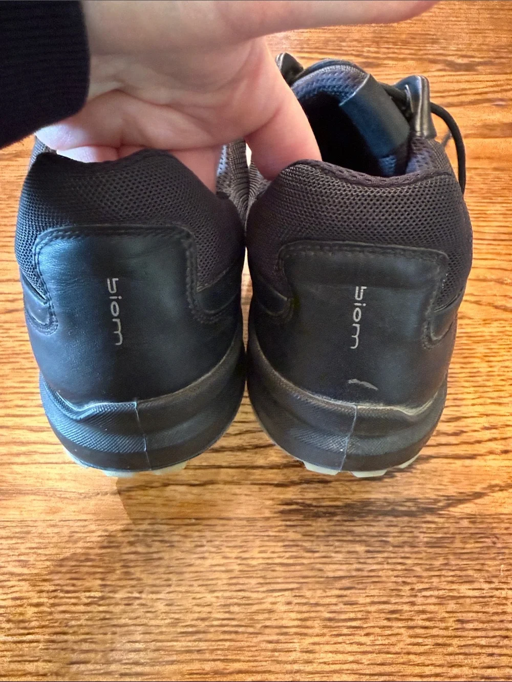 ECCO Biom Black Leather Walking Comfort Sneakers Shoes Men’s 47